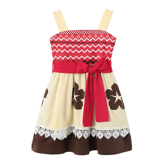 Moana Dress Toys Story 4/платье для девочек; костюмы принцессы; маскарадные костюмы с Микки Маусом Ариэль Белль; халат Нэнси; Моана; Белоснежка; Эльза; Анна; одежда - Цвет: Moana Dress
