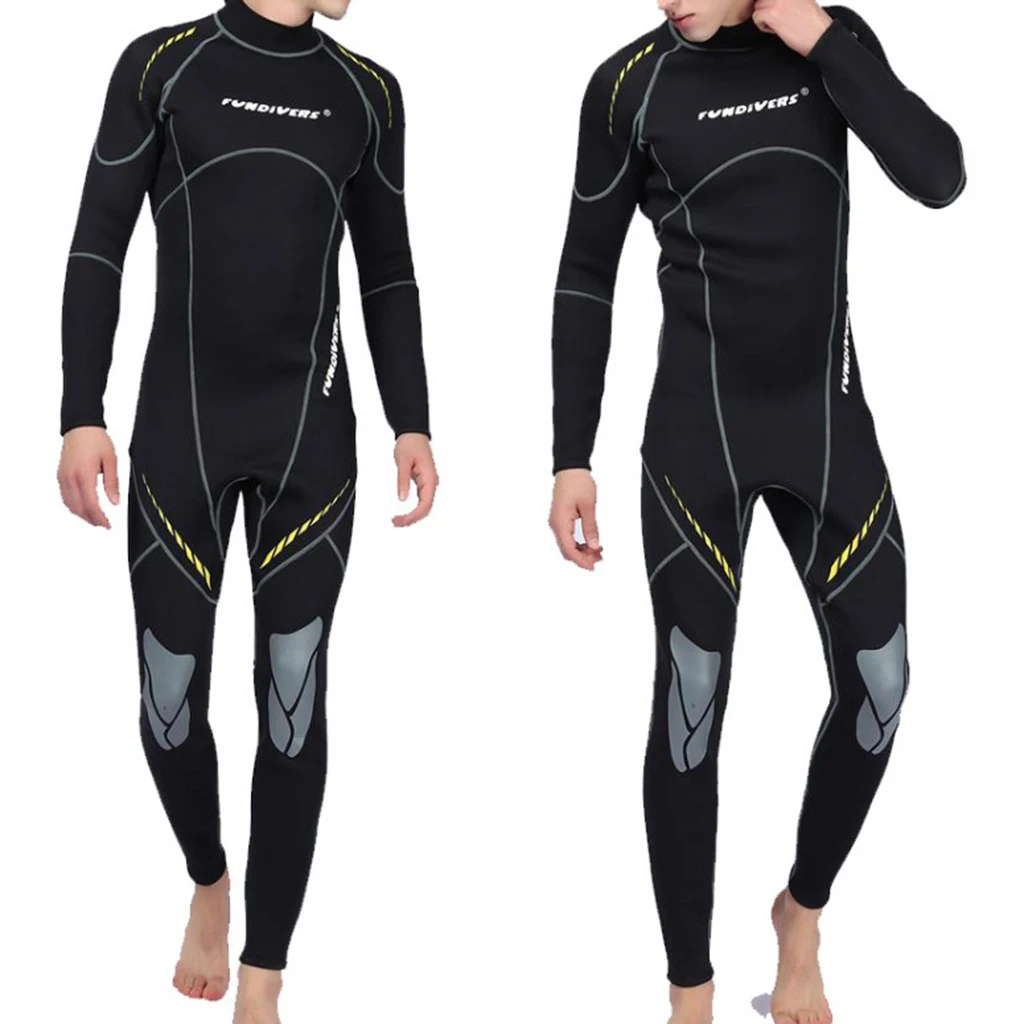 PremiumNeopreneWetsuit3mmMenScubaDivingThermalWinterWarm