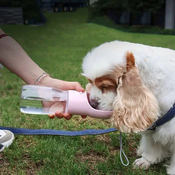 

Pet Dog Accessories Portable Dogs Water Cup For Outdoor Activities Dog Accessories 400Ml Anti-Leakage Water Supplies