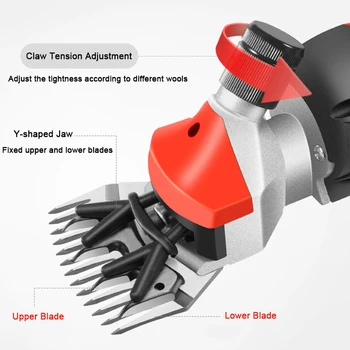 

Electric Sheep Pet Hair Clipper Shearing Kit Shear Wool Cut Goat Pet Animal Shearing Supplies Farm Cut Machine EU Plug