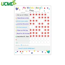 Магнитная доска для детей расписание на холодильник стикер еженедельник сделать список блокнот доска для сообщений награда диаграмма искусство стикер