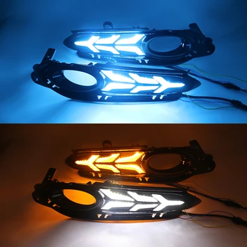 

CSCSNL 1 Pair Turn Yellow Signal Relay Fog lamp For Honda HRV HR-V 2014 2015 2016 2017 2018 Car DRL LED Daytime Running Light