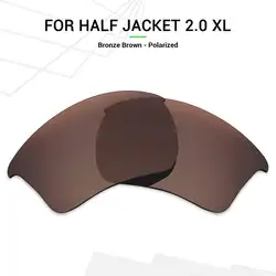 Mryok ПОЛЯРИЗОВАННЫЕ замены Оптические стёкла для Oakley Half Jacket 2.0 XL Солнцезащитные очки для женщин Бронзовый коричневый