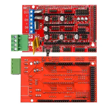 

Reprap Ramps 1.4 Kit with Mega 2560 r3 + Heatbed MK2B + 12864 LCD Controller + DRV8825 +Mechanical Switch +Cables for 3D Printer