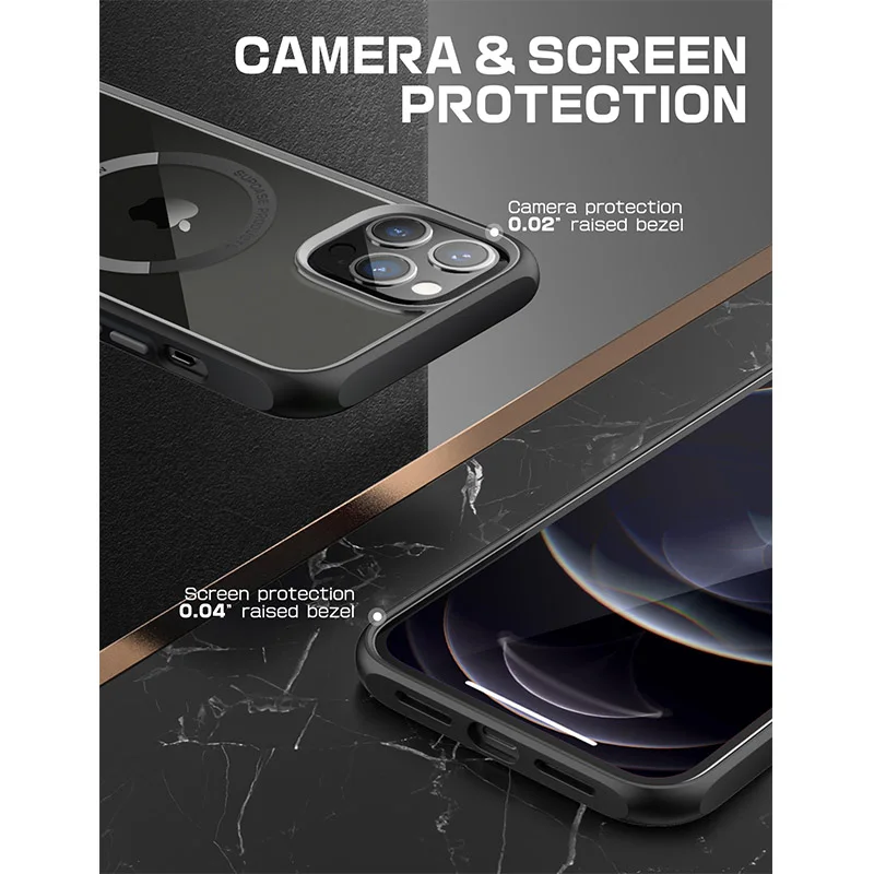 For iPhone 13 Pro Max Case 6.7 inch (2021) SUPCASE UB Mag Series Premium Hybrid Protective Clear Case Compatible with MagSafe 4