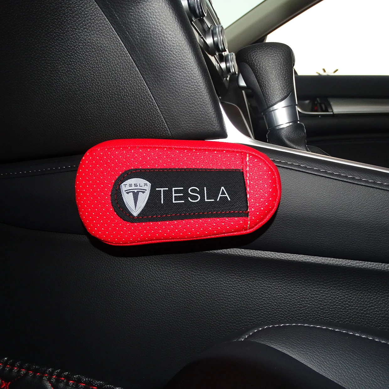 

Soft Leather Leg Cushion Knee Pad Armrest pad Interior For Tesla MODEL S MODEL X MODEL 3 MODEL Y Car Styling