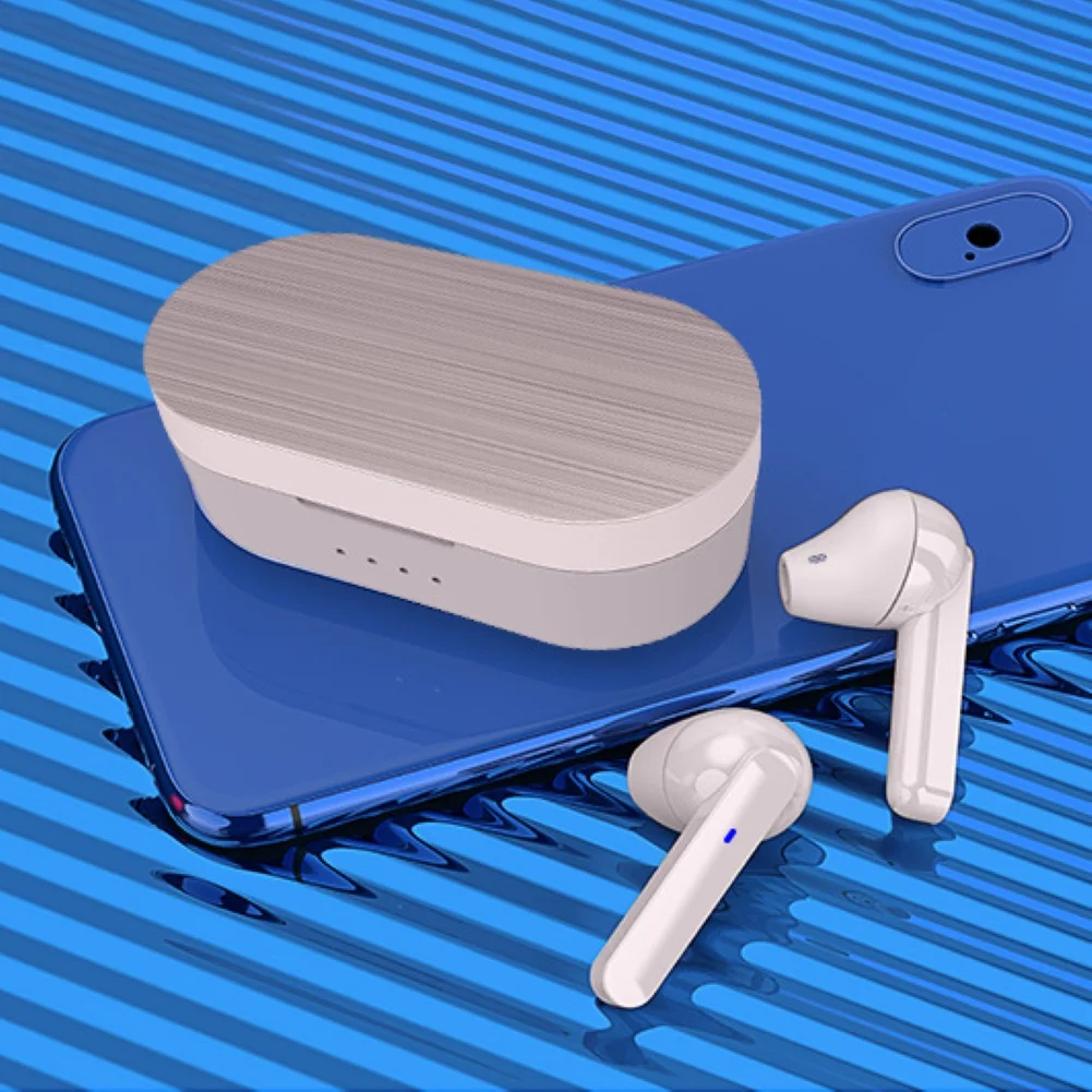Wireless Earphones Bluetooth V5 0 TWS Wireless Bluetooth Headphones LED Display With Power Case Headsets With Microphone