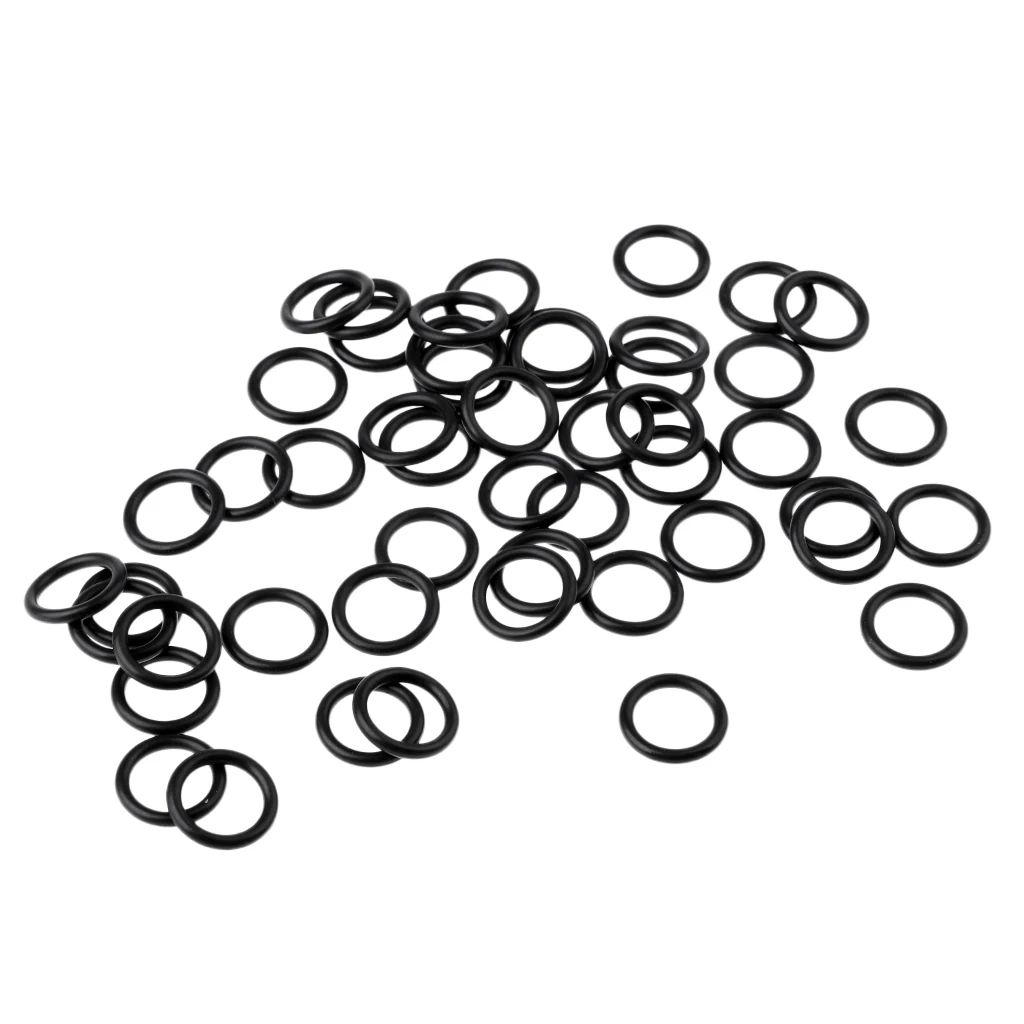 50Pieces Nitrile Rubber Sealing Dive Tank O Ring Seal Washer for Scuba Diving Cylinder/Tank