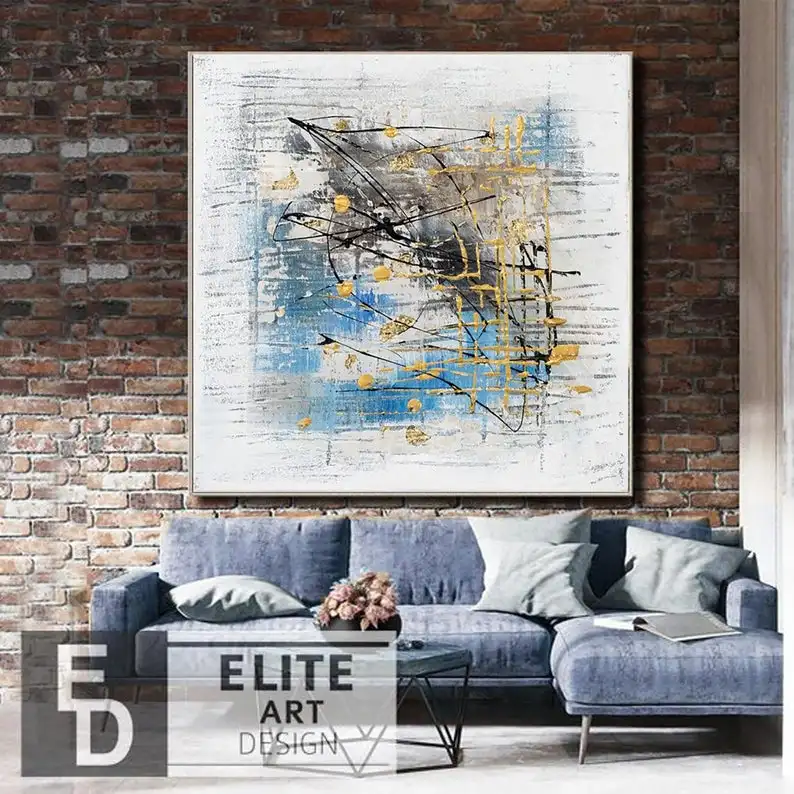 

Экстра Большой Абстрактная живопись художественная акриловая живопись на холсте современный холст ручной работы настенная живопись современного искусства для Декор в гостиную