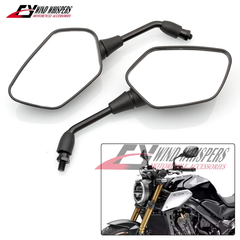 2X10mm Motorcycle Rear View Mirrors For Honda CB 300 F CB300F 400 X CB400X CB400F CB500X CB500F 650 CB650F X-ADV 750 | Автомобили и