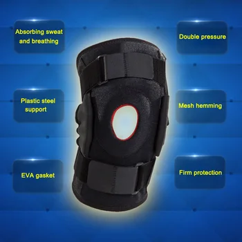 

Knee Joint Support Pads Hollow Breathable Professional Sports Cloth Kneepad WS99