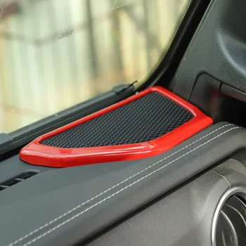 

Inner Speaker Cover Trim Red ABS For Jeep Wrangler JL 2018 Replacement