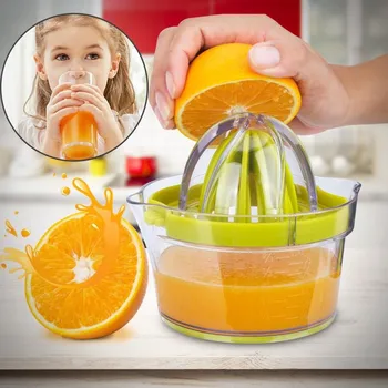 

4 In 1 Manual Juicer Multifunctional Lemon Squeezer Orange Citrus Juicer With -in Measuring Cup Vegetable Fruit Hand Juicer