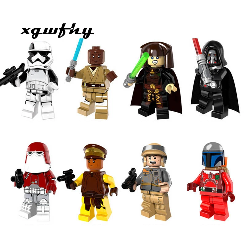 

Single Sale PG8095 Star DIY Wars clone troopers soldiers Imperial Army Military Mini Building Blocks Figure Toy kids gift JM77