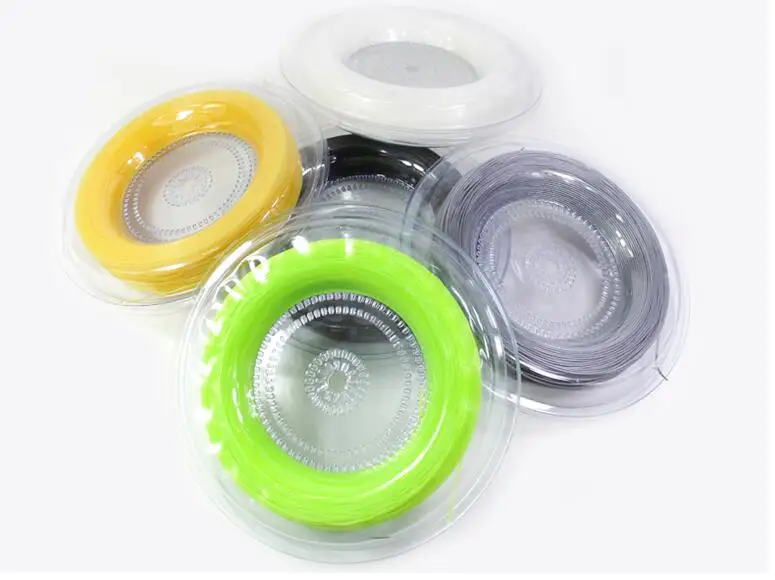Tennis Racket Strings Poy/Nylon Alu Power 125 200m/reel 4 colors tennis accessories tennis racket tape