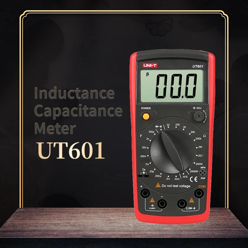 

UNI-T UT601/UT603 Inductance Capacitance Meter LCR Meter Capacitance Resistance Capacitors Transistor Diode Tester