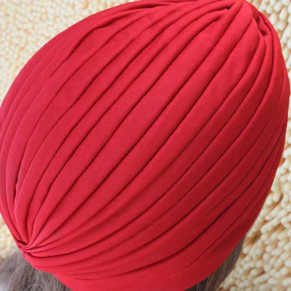 Swimming Cap Elastic Nylon Turban Pool Bathing Hats For Outdoor Sports Yoga Elastic Polyeste Indian Turban Head Scarf