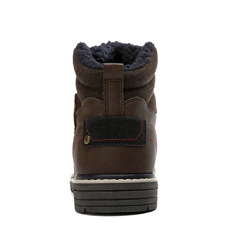 Мужская походная обувь, защитная и износостойкая подошва, мужские зимние тренды, мужские кожаные кроссовки, большой размер 45, зимняя обувь