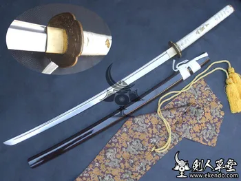 

-IKENDO.NET-Iaido Practise Katana Tiger stick pill - E018 - Katana 98cm 900g Iaido Practise dull blade