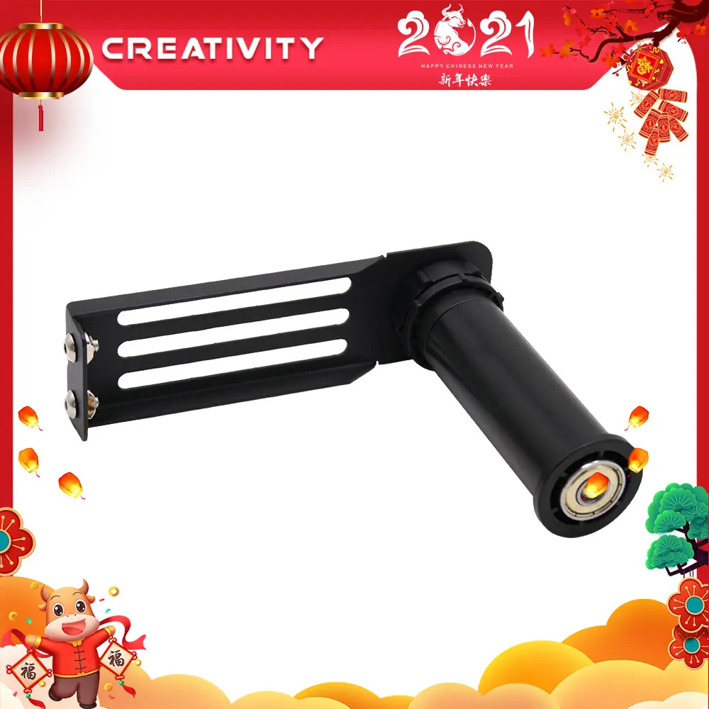Peças de impressora 3d alumínio forte pla abs filamento suporte suporte rack filamento fixo suporte para CR-10 Ender-3 impressora 3d