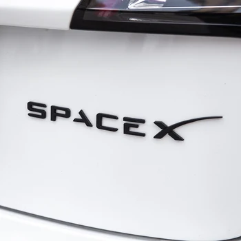 

Space X Sticker For Tesla Model 3 Tail Letter Label Model Y Model3 Accessories For Tesla Model S model three Letter Stickers