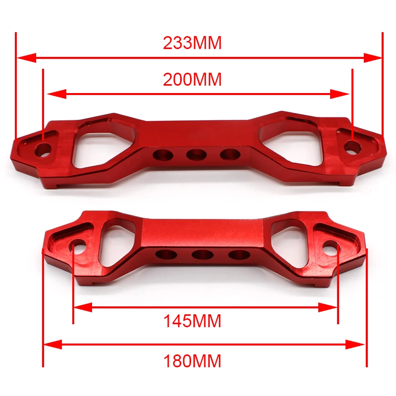 DEFT 233 мм/200 мм алюминиевая красная заготовка алюминиевая Автомобильная батарея крепление кронштейн держатель бар с логотипом для Honda Civic
