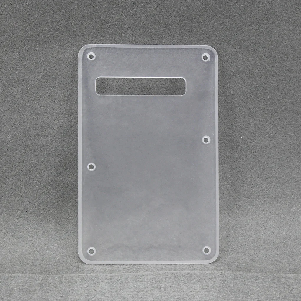 Новая прозрачная электрическая задняя панель для гитары Tremolo крышка 1Ply для Strat Стиль гитары запчасти