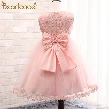 

Bear Leader Party Dress 2020 High End Girls Dress Big Bow Birthday Party Dresses Children Princess Ball Gown Kids Wedding Dress