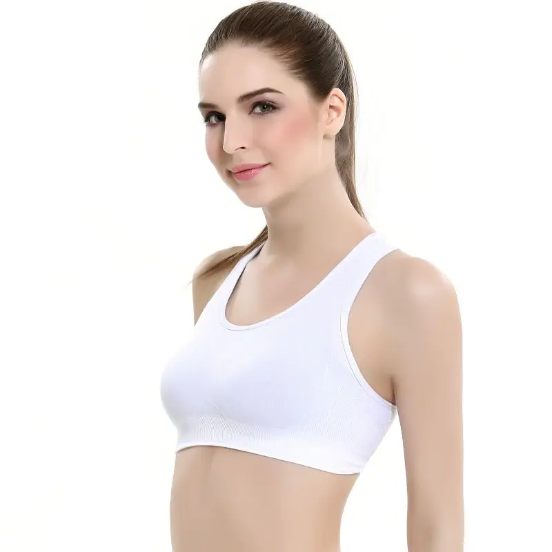Бюстгальтеры для женщин дышащие мягкие Bralette спортивные, для тренажерного зала беговые Бесшовные Фитнес спящий Спорт лиловый сплошной цвет нижнее белье