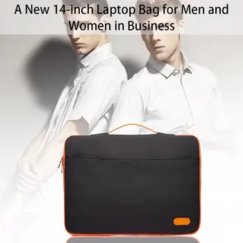 

14 inches High-density Laptop Bag Waterproof Fabric Ultra-light Waterproof And Wear-resistant Laptop Bag For Men Women Business