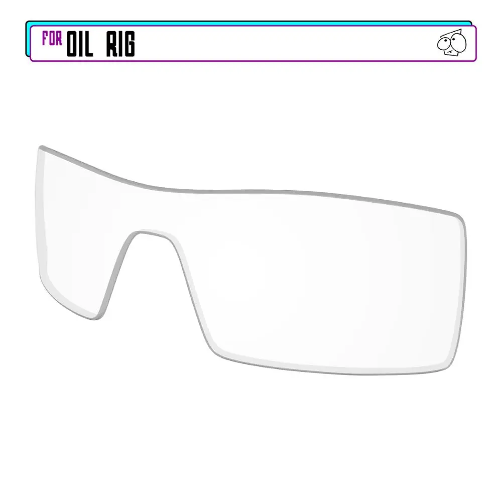 

EZReplace Polarized Replacement Lenses for - Oakley Oil Rig Sunglasses - HD Clear