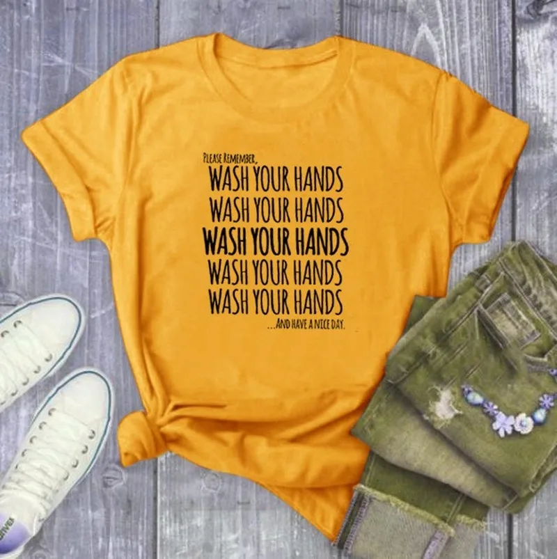 

PLEASE REMEMBER Letter Print T Shirt Women Short Sleeve O Neck Loose Tshirt 2020 Summer Women Tee Shirt Tops Camisetas Mujer