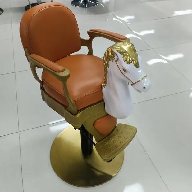 Cabelo infantil corte cadeira barbeiro cabeleireiro cabeleireiro barbearia  especial elevador cadeira simulação carro cadeira - AliExpress
