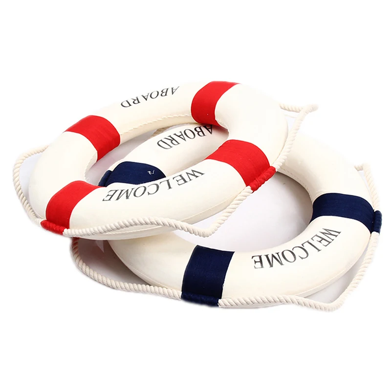 Details about   1X Welcome Aboard Foam Nautical Life Lifebuoy Ring Boat Wall Hanging Home T0V7 