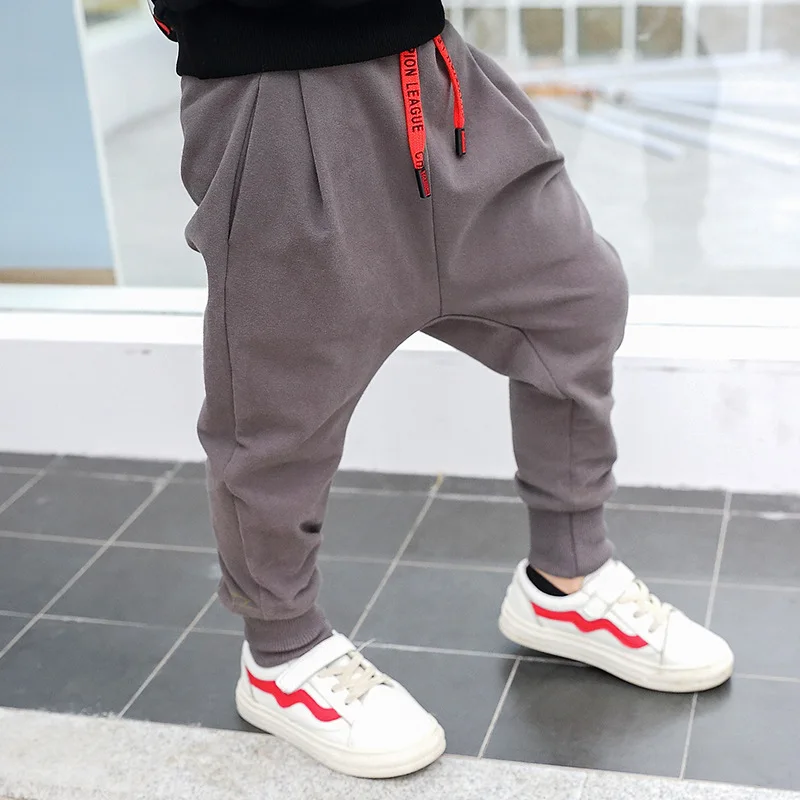 

Children Lettered Saggy Pants 2019 Autumn New Style Korean-style Men's Small CHILDREN'S Spring Clothing Casual Long Pants 0-5-Ye