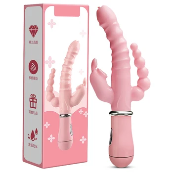 12 Speeds G Spot Clit Vibrator Rabbit Vibrator Powerful Cunnilingus Orgasm Sex Toys for Women Lesbian Erotic Adult Toys Products 3