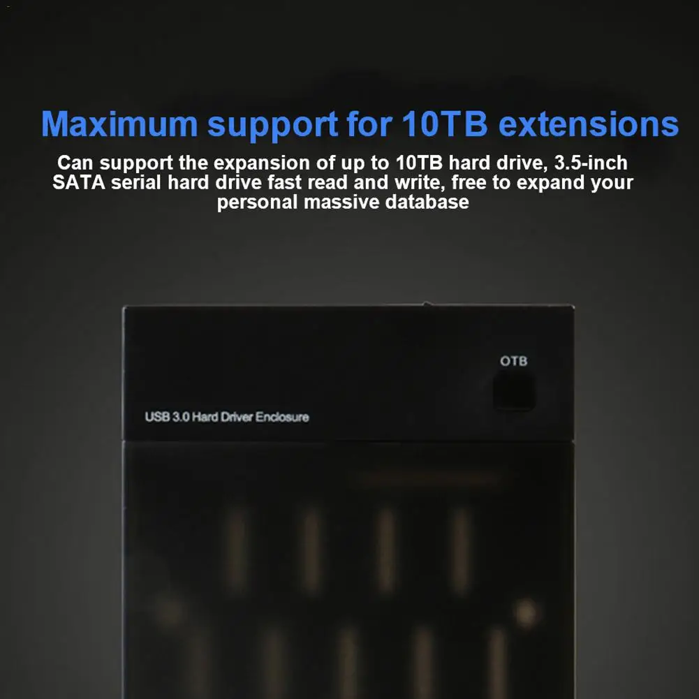 USB 3,0 2,5 дюйма/3,5 дюйма SATA внешний жесткий диск поддержка UASP 10 ТБ драйвер OTB One Touch резервного копирования
