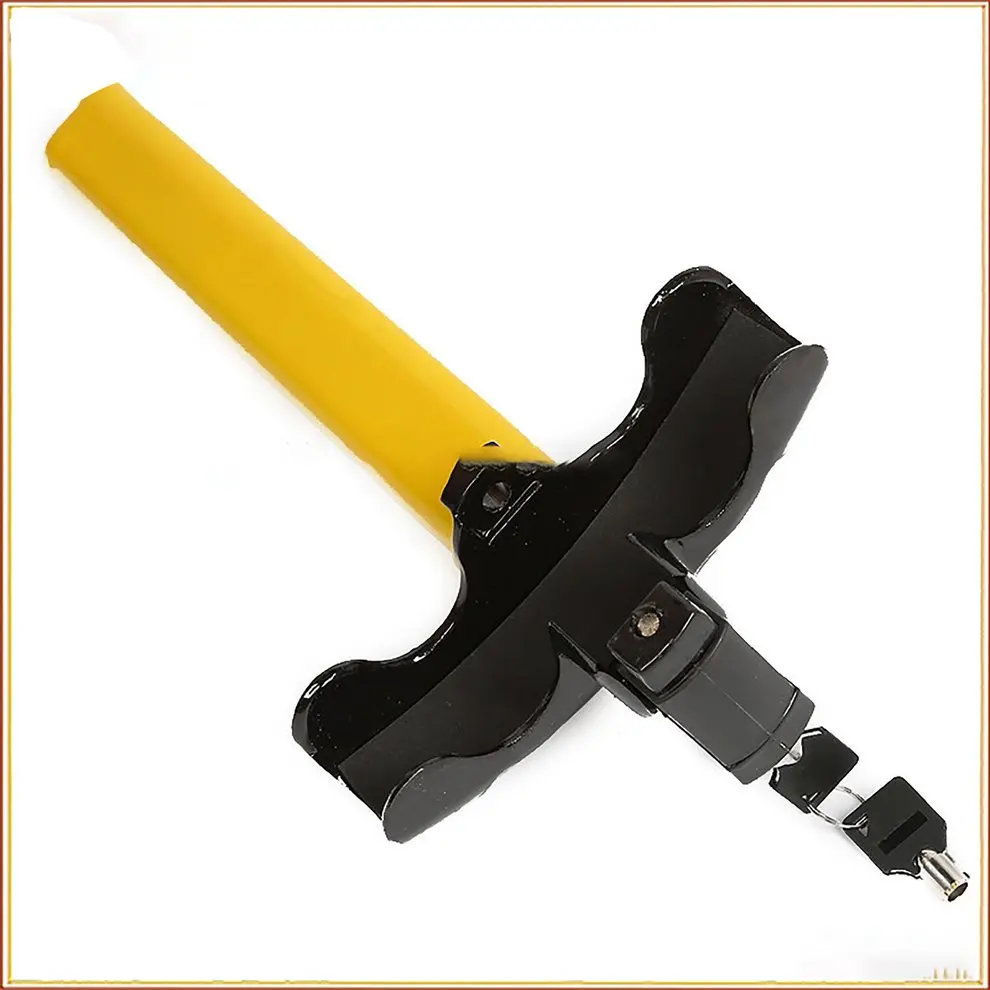 

Steel Steering Wheel Claw Lock Professional Security Locks With Keys Universal Auto Anti-Theft Device Car Parts