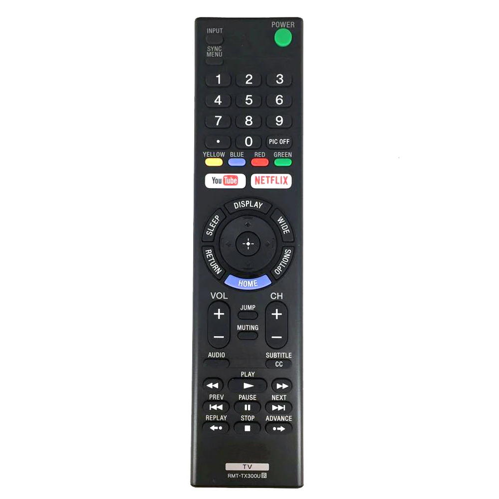 

NEW RMT-TX300U For SONY 4K LED HD TV Remote Control RMT-TX300P RMT-TX300B KDL-65W850C KDL-50W800C YOUTUBE/NETFLIX Fernbedienung