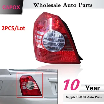 

CAPQX 1Pair Rear Brake Tail Light For Hyundai Elantra 2004-2010 taillight tail lamp stop light brake light