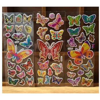 

10pcs/lot Mix Color Letter Smile Car Animal Zoo 3D Foam Stickers Party Supplies Decoration Kids Gift Children Toys