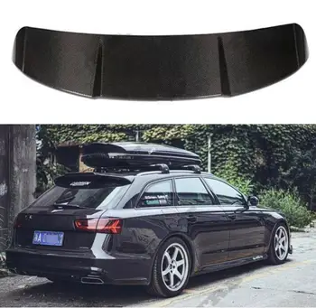 

High Quality CARBON FIBER REAR WING TRUNK LIP SPOILER FOR AUDI A6 S6 RS6 Avant 2015 2016 2017 2018 YEAR