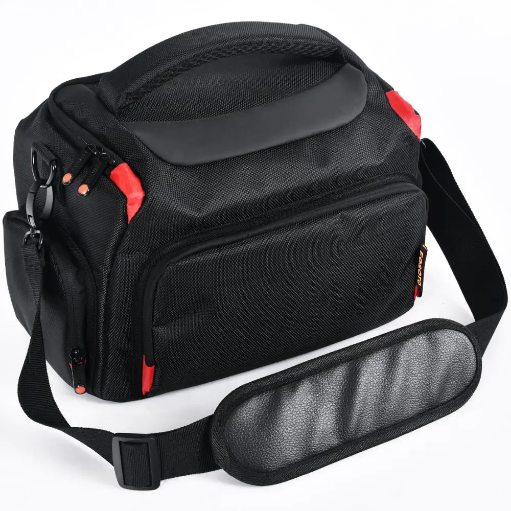 Fusitu Waterproof Digital Camera Bag Professional DSLR Camera Shoulder Bag Video Case For Sony Lens Canon Nikon Pouch camera case