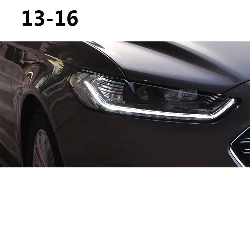 Поворотник Automovil наружный светодиодный ходовой Стайлинг Assessoires Cob фары автомобиля фары в сборе 13 14 15 16 для Ford Mondeo