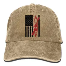Байдарка Американский Flag1 унисекс бейсбольная кепка хлопок деним Регулируемая охотничья Кепка для мужчин и женщин