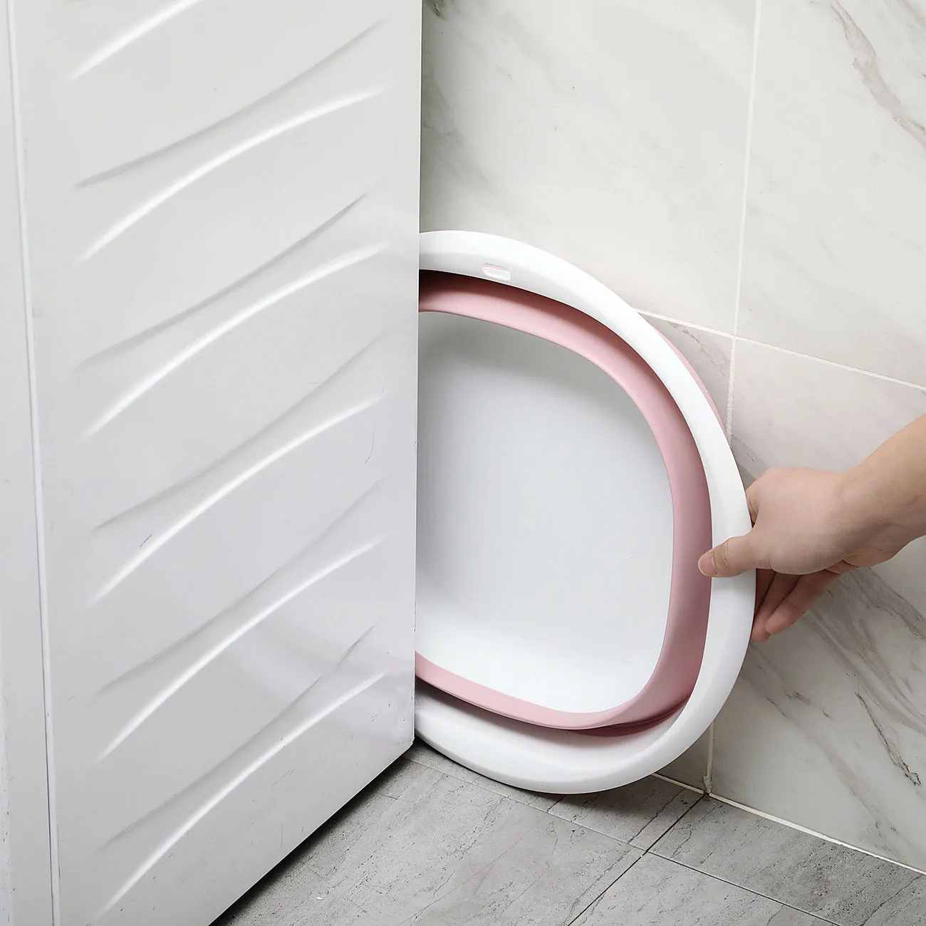 Folding Wash Basin Travel Portable Fruit Basin Collapsible Silicone Washtub Baby Bathroom Accessories