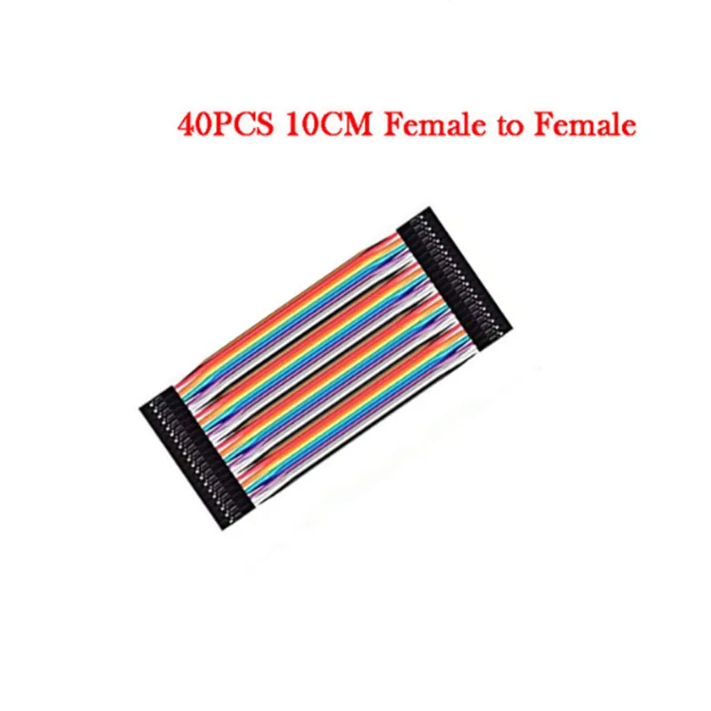Female to Female 40 шт. 10 см Dupont линия мужчин/женщин и мужчин или женщин и женщин Перемычка провода разъем Dupont кабель для arduino - Цвет: Female to Female