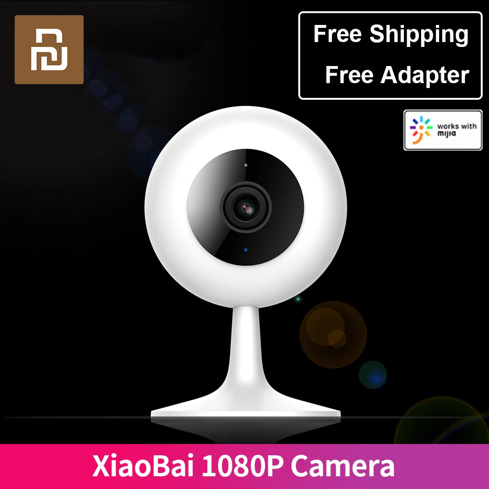 Xiaomi-cámara inteligente con visión HD para el hogar, videocámara Popular CCTV con ángulo infrarrojo, Wifi, IP, 1080P, inalámbrica, Mijia, versión 360, Xiaobai Night