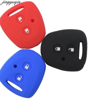 

jingyuqin Remote Car Key Silicone Case Cover For Toyota Avanza Wigo Grand Daihatsu Xenia PERODUA Alza Myvi Axia 2 Buttons