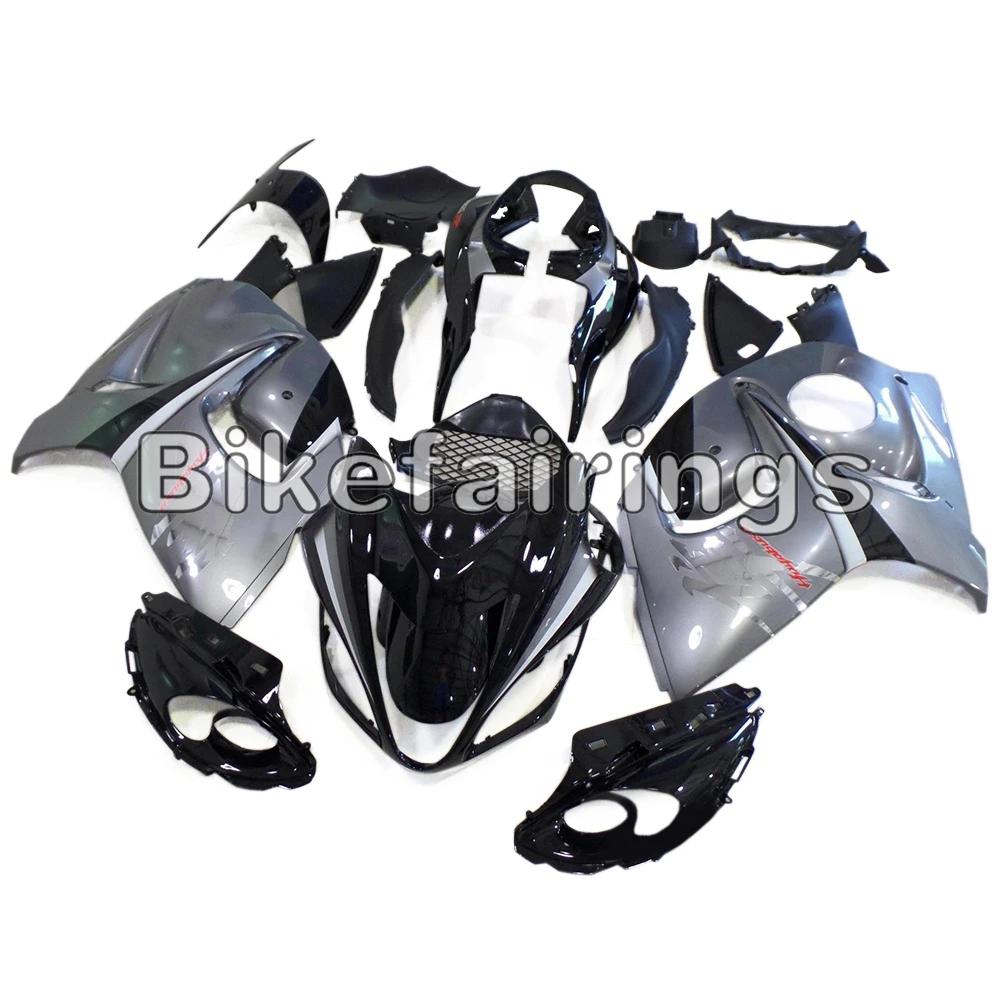 Полный комплект обтекателя Для Suzuki GSXR1300 Hayabusa 2008- 08 09, 10, 11, 12, 13, 14, 15, 16 лет ABS Мотоциклетный кузов блеск для губ серебристый, черный